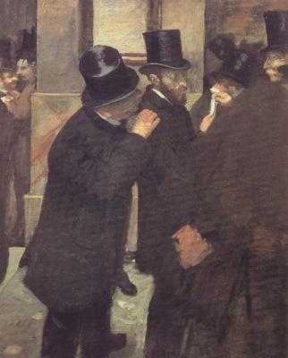 Edgar Degas Portrait at the Stock Exchange (nn020